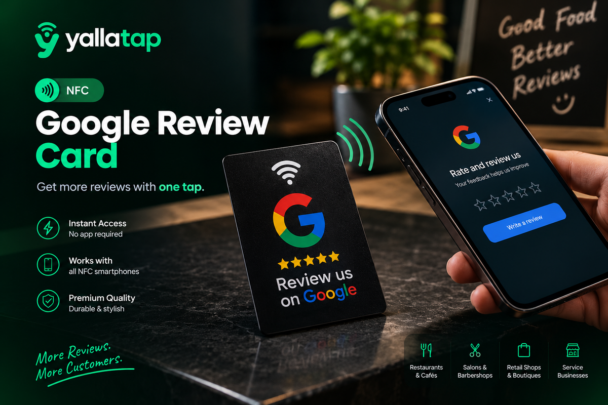 Google Review Card – Get More Reviews with One Tap